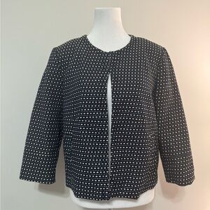 Merona Black and White Women's Blazer